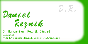 daniel reznik business card